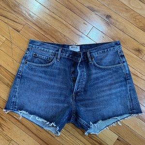 AGOLDE Parker cut off shorts